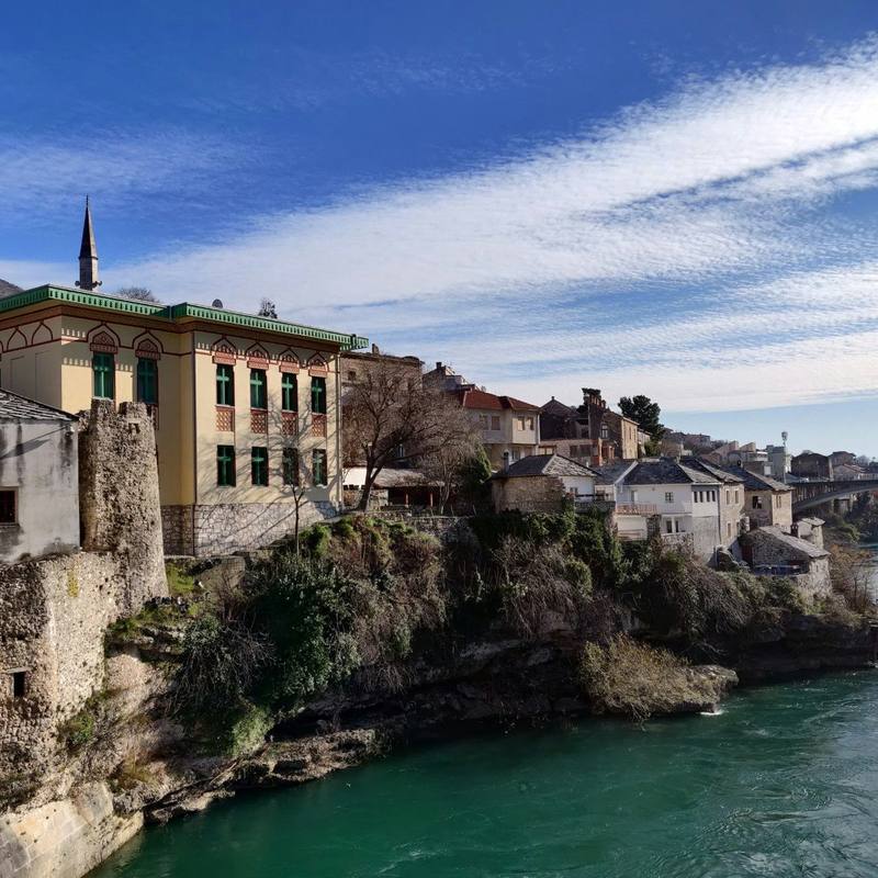 The Neretva river below Mostar.